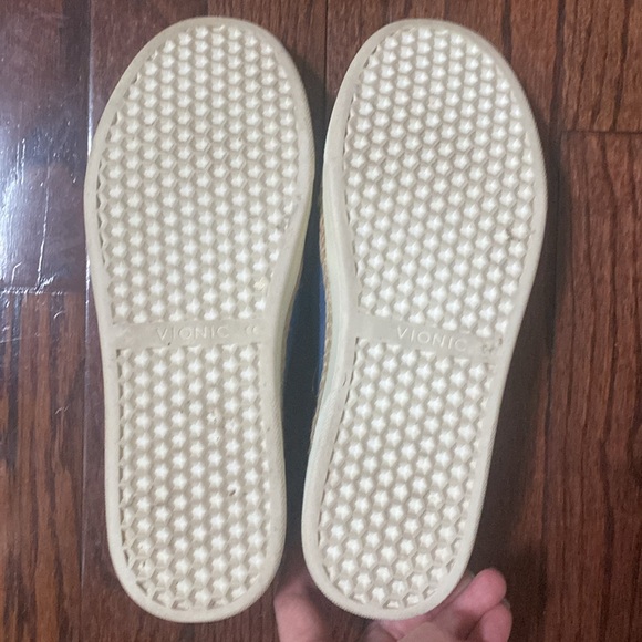 Vionic Rae Denim Canvas Espadrille Slip On Boat Shoes - Picture 4 of 10